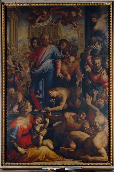 Christ heals the Leper by Francesco Morandini